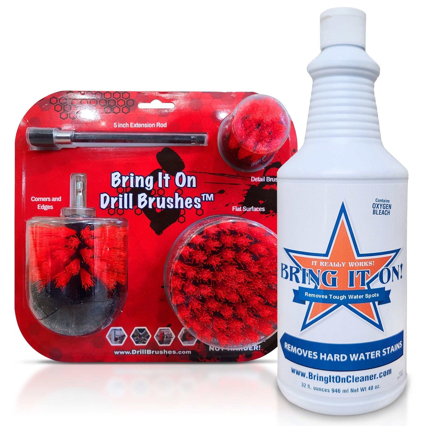 Bring It On Cleaner Plus Drill Brush 3 Pack Cheer Gear Cleaner