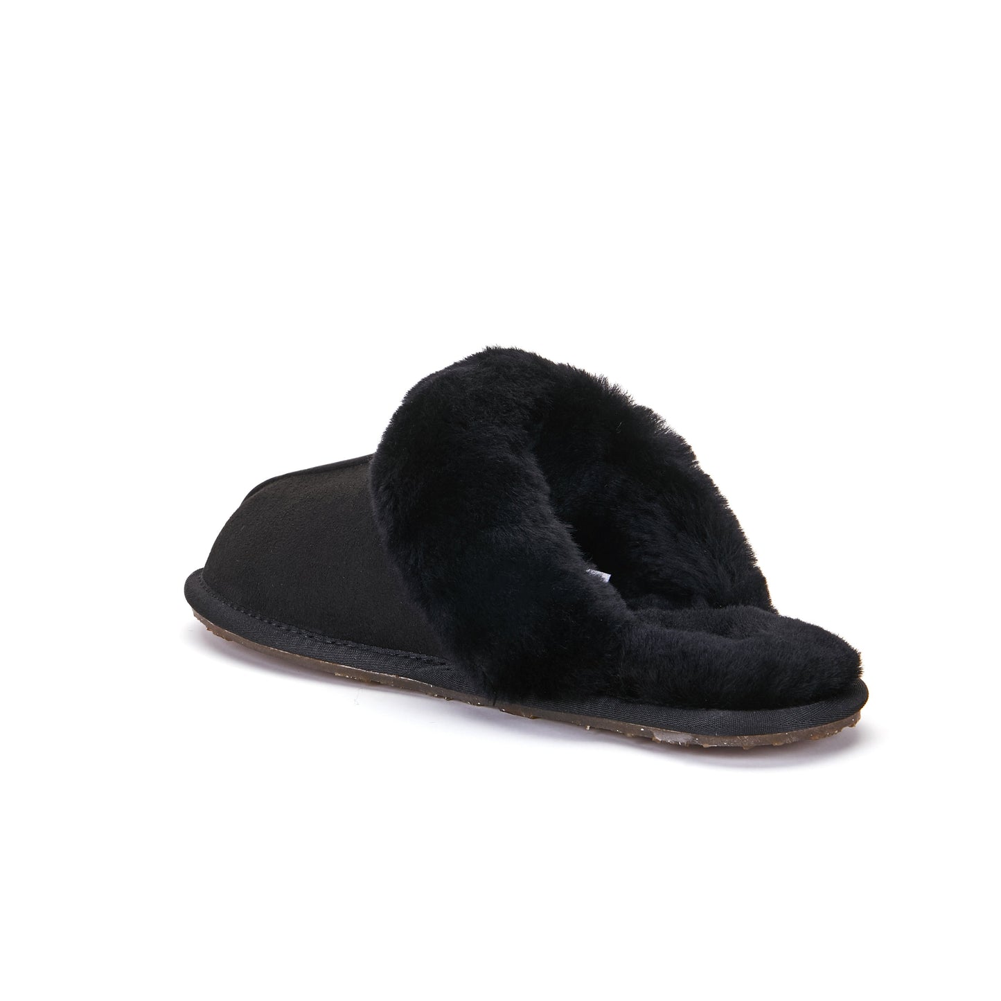 Sheepskin Black Luxe Classic Mule Slipper