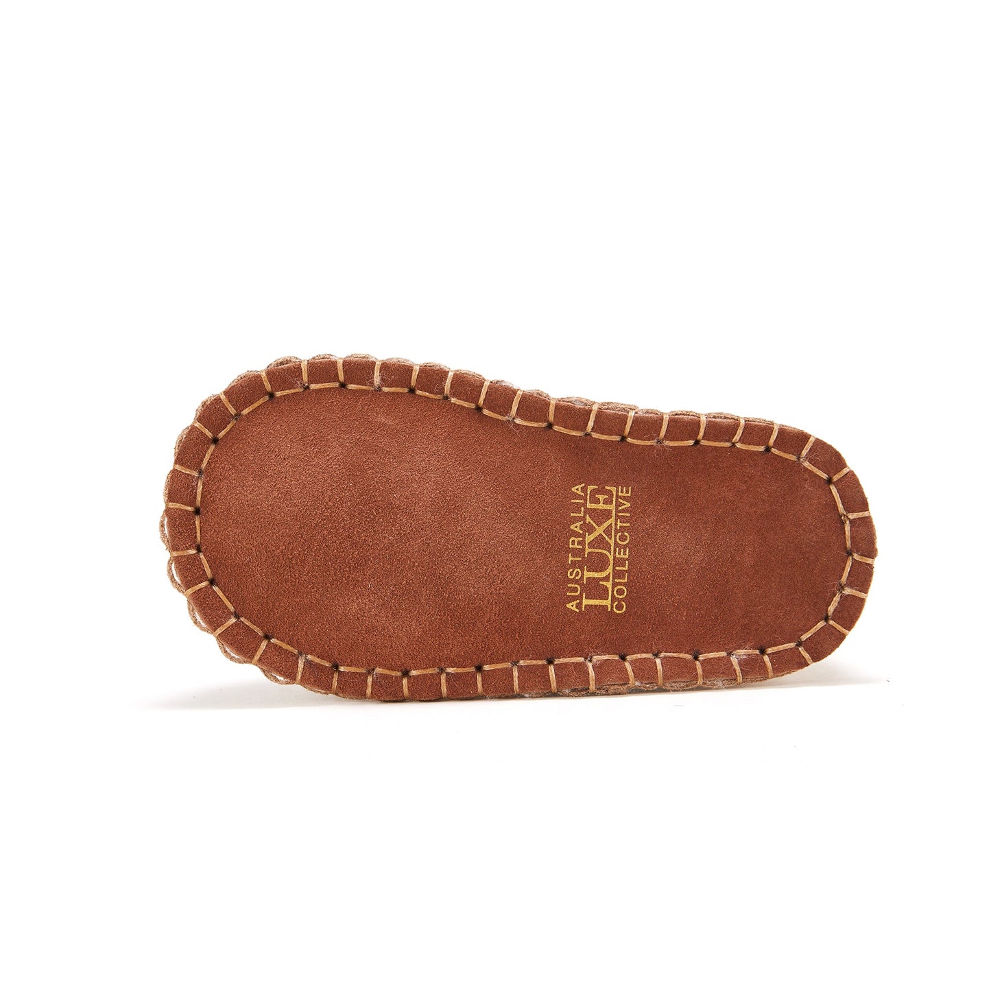 Baby Moc Antique Gold Slip On Moccasin Australia Luxe Collective