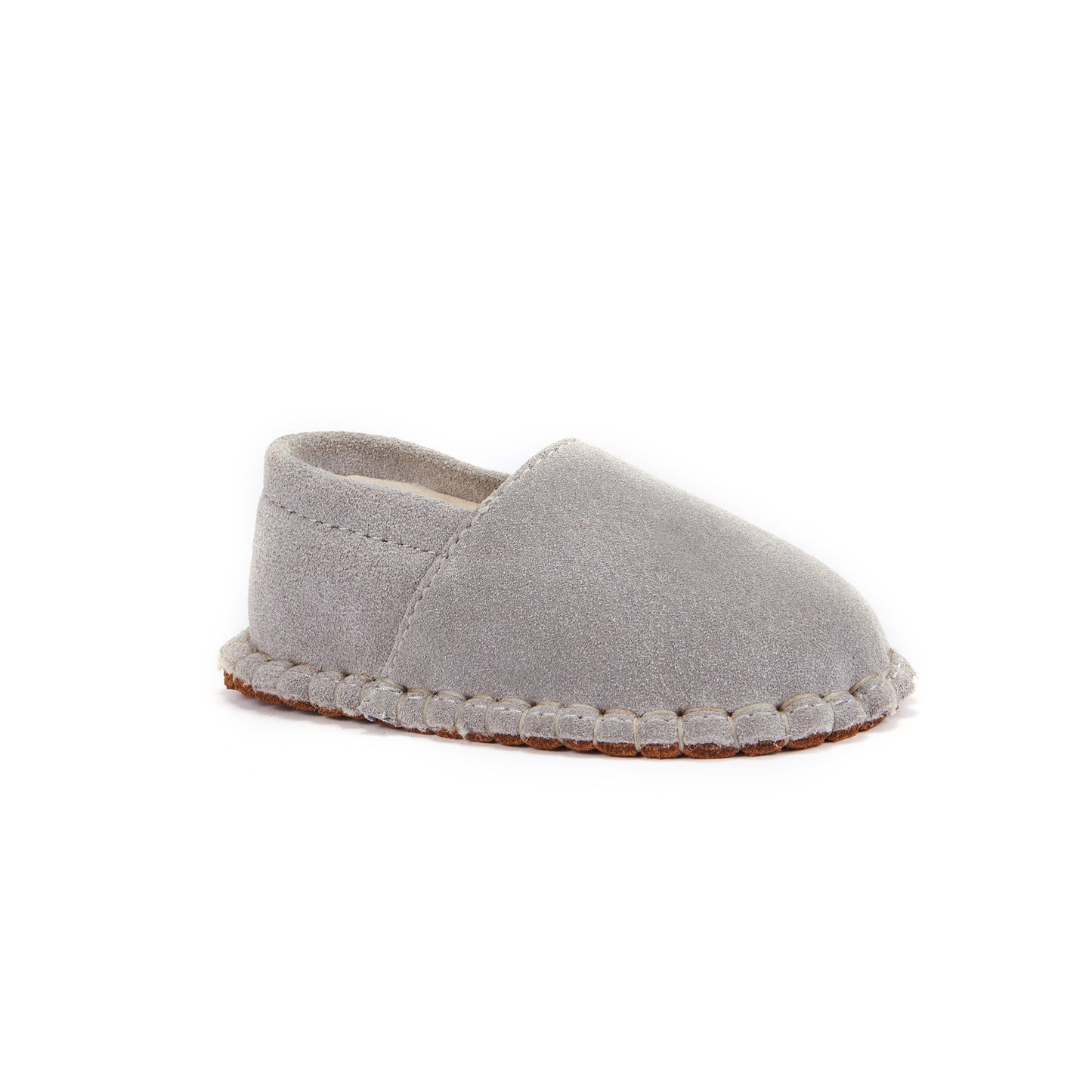 Baby Moc Ice Gray Slip On Moccasin Australia Luxe Collective