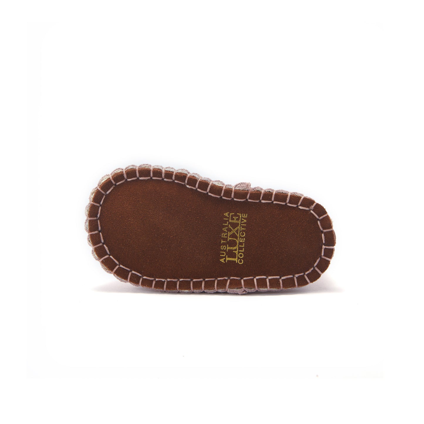 Baby Moc Rose Soft Sheepskin Moccasin Australia Luxe Collective