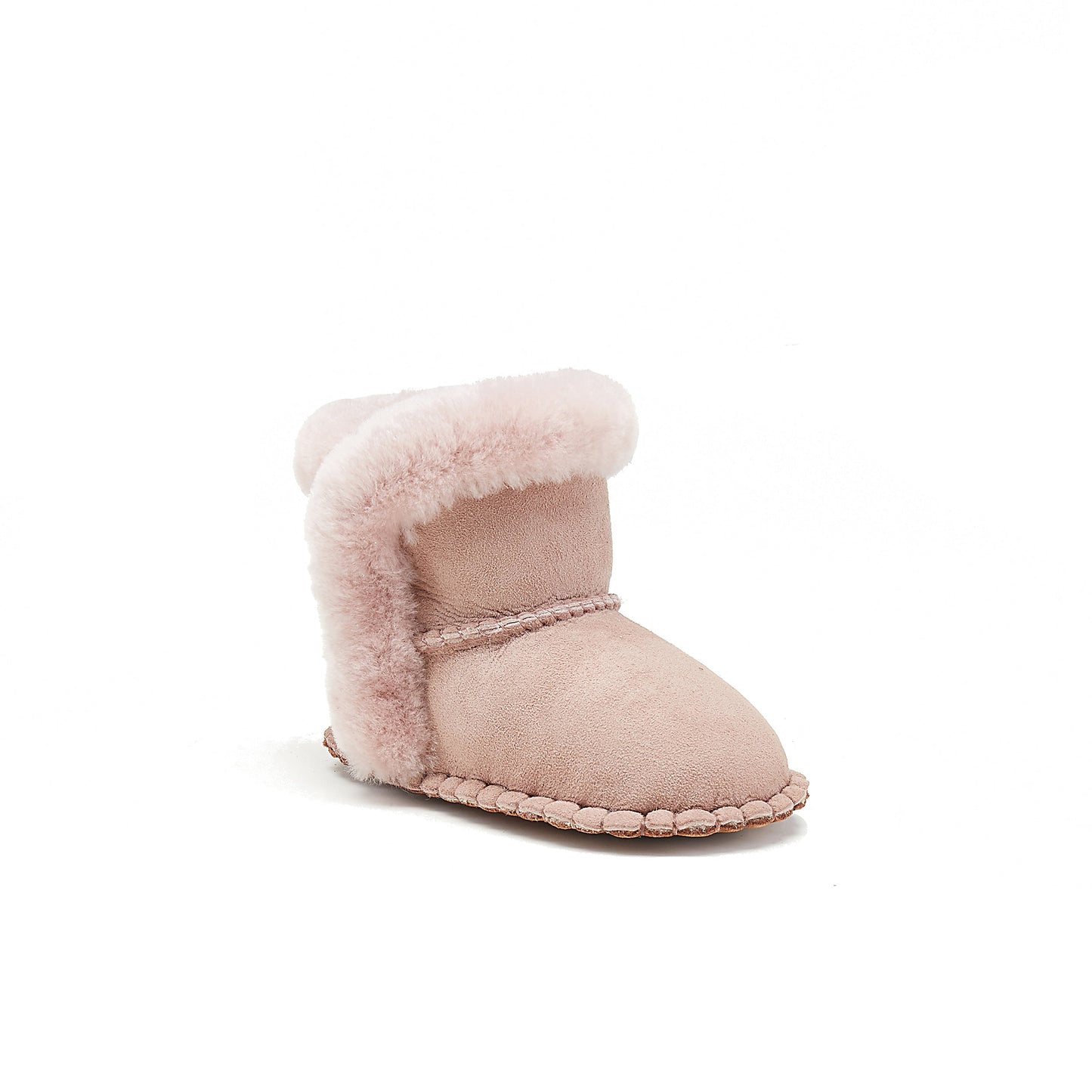 Sheepskin Slip On Bootie Baby Nordic Pink Australia Luxe Collective