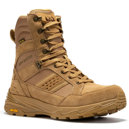 Waterproof VIBRAM Traction Lug Outsole 8 Inch Tactical Boots Botas Pro