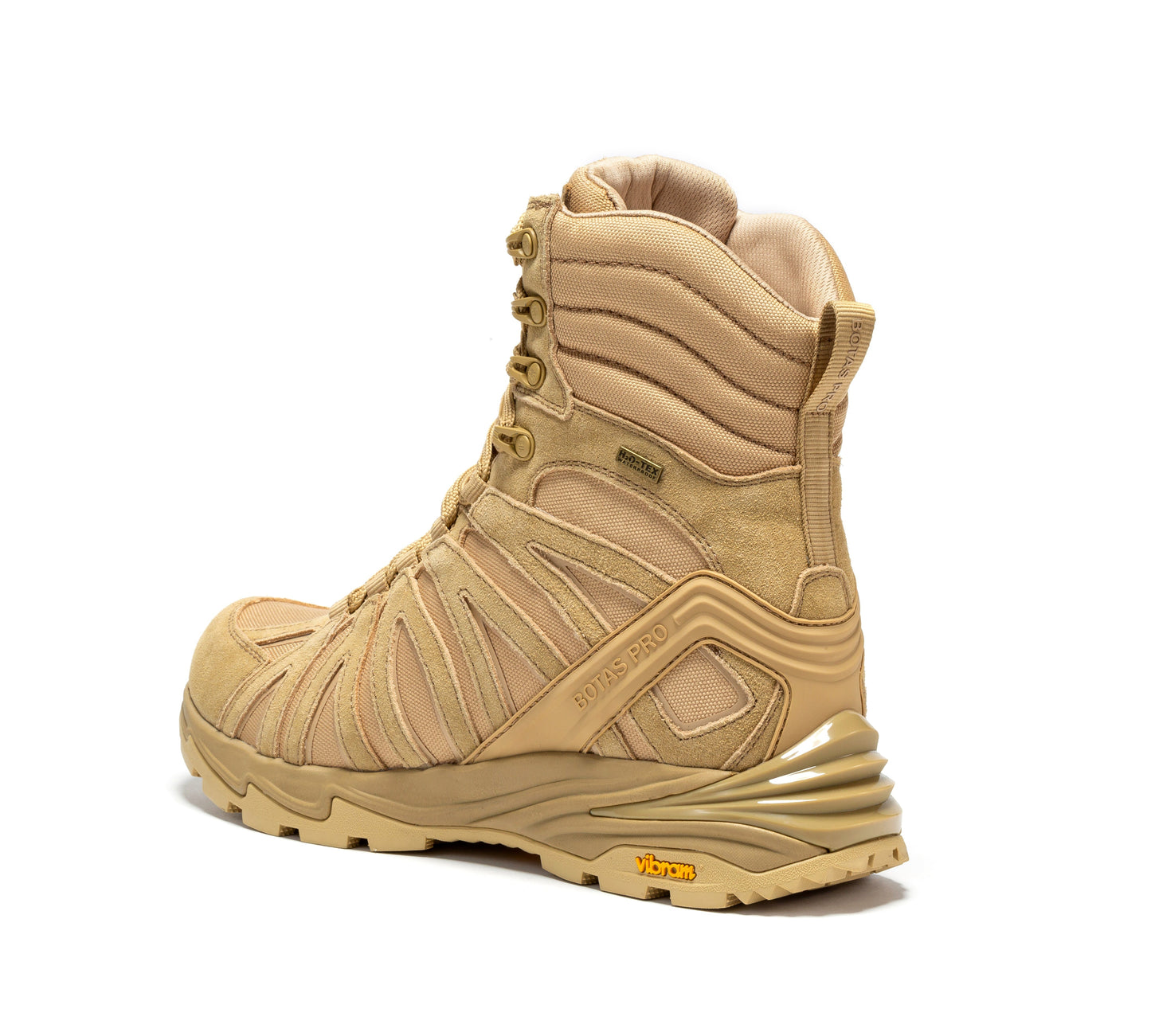 Waterproof 8 Inch Tactical Boots with VIBRAM® Traction Lug Outsole Botas Pro Sand