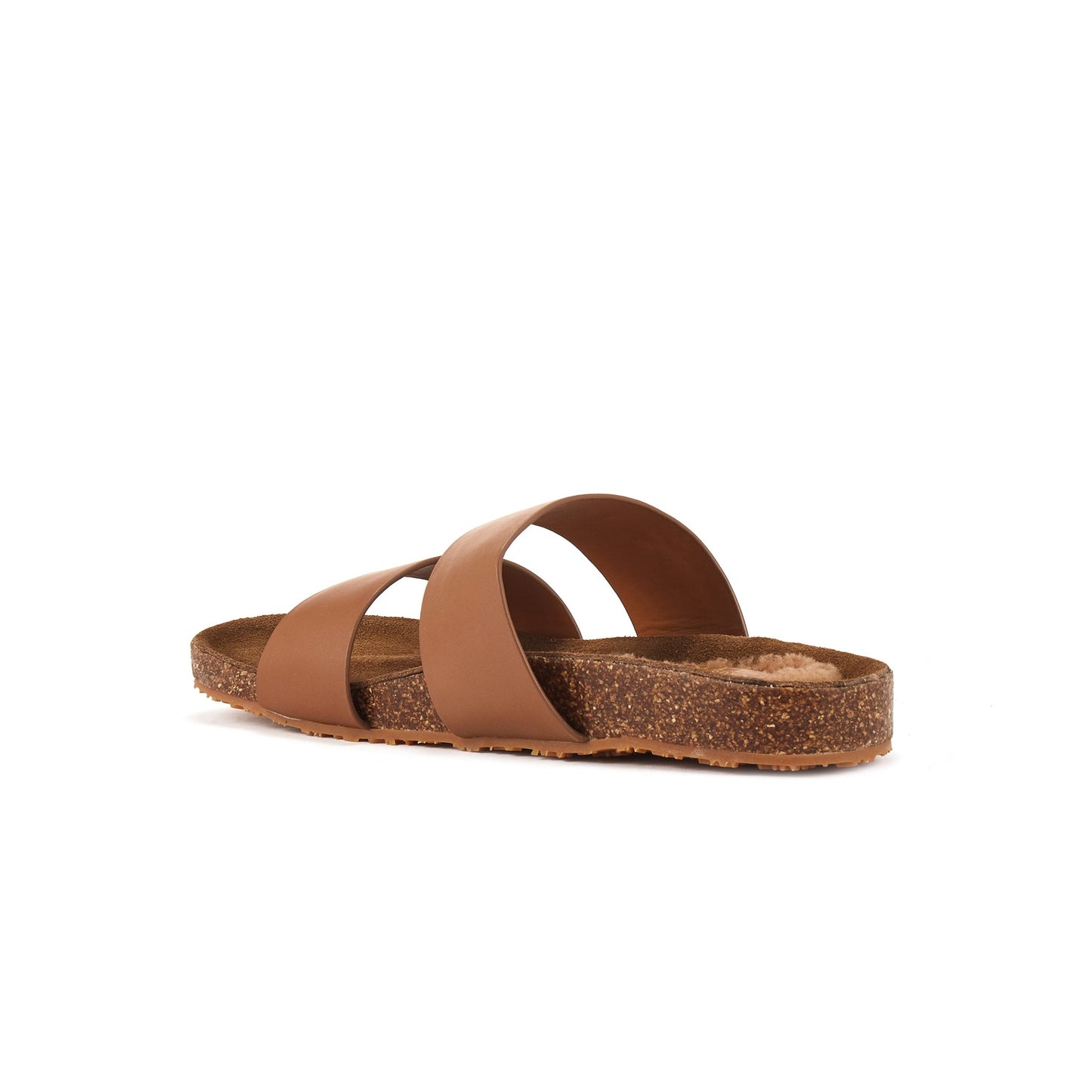 Slip On Soft Leather Sandal Brigitte Tan Australia Luxe Collective