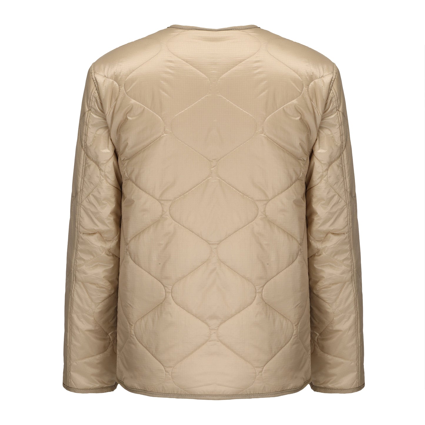 Reversible Quilted Jacket Soft Faux Sherpa Lined BRIGADE SAND