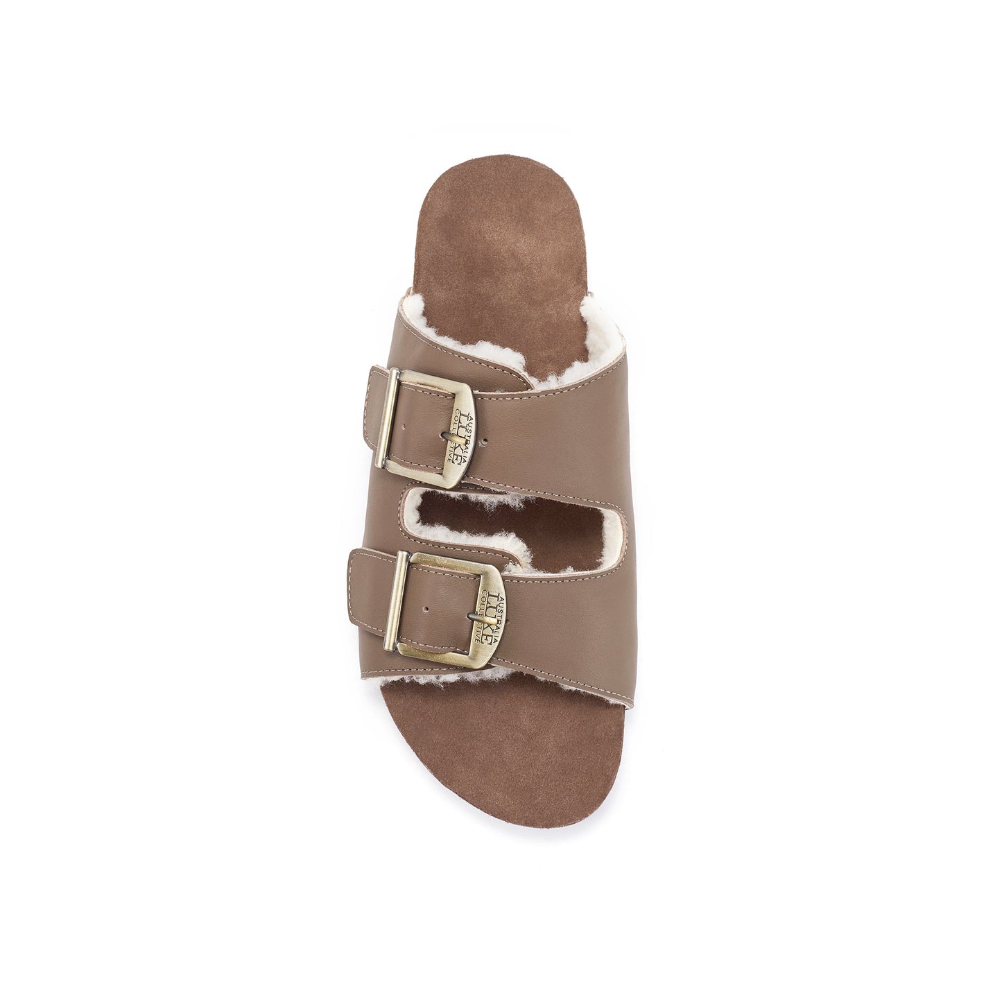 Clay Two Strap Shoe with Moulded Comfort Suede Footbed BRUGES