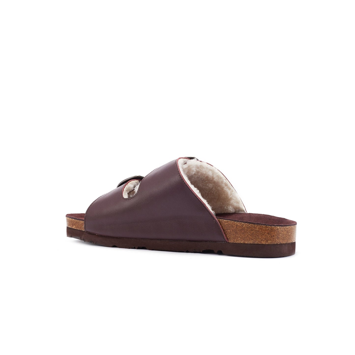 Bruges Plum Adjustable Two Strap Shoe Australia Luxe Collective