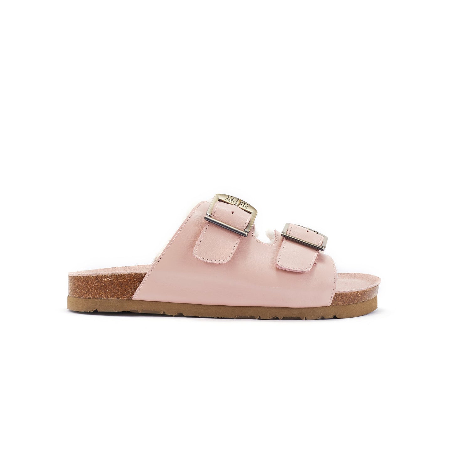 Two Strap Shoe Moulded Comfort Suede Footbed BRUGES ROSE