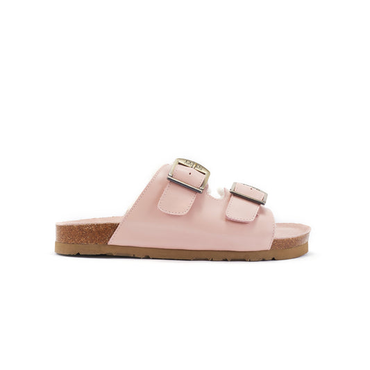 Two Strap Shoe Moulded Comfort Suede Footbed BRUGES ROSE