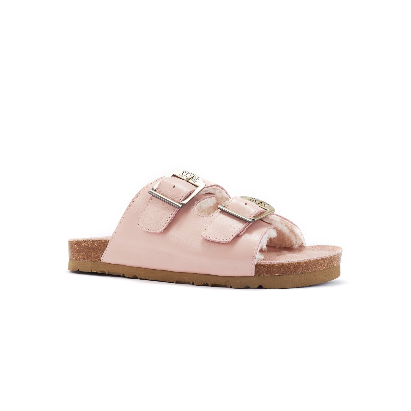 Two Strap Shoe Moulded Comfort Suede Footbed BRUGES ROSE