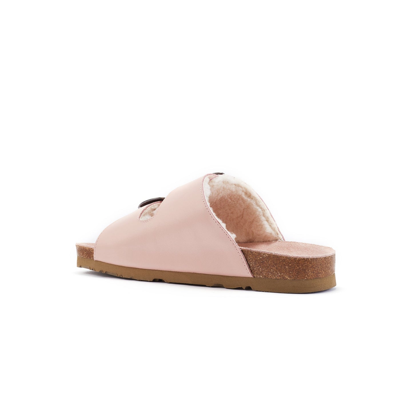 Two Strap Shoe Moulded Comfort Suede Footbed BRUGES ROSE