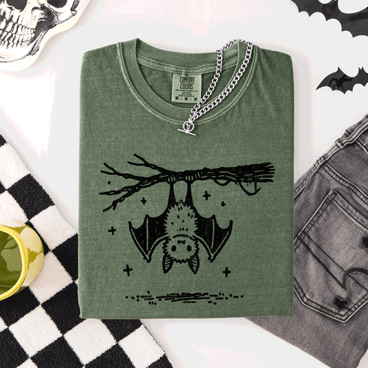 Bat, Cute, Adorable, Halloween, Comfort Colors T-Shirt