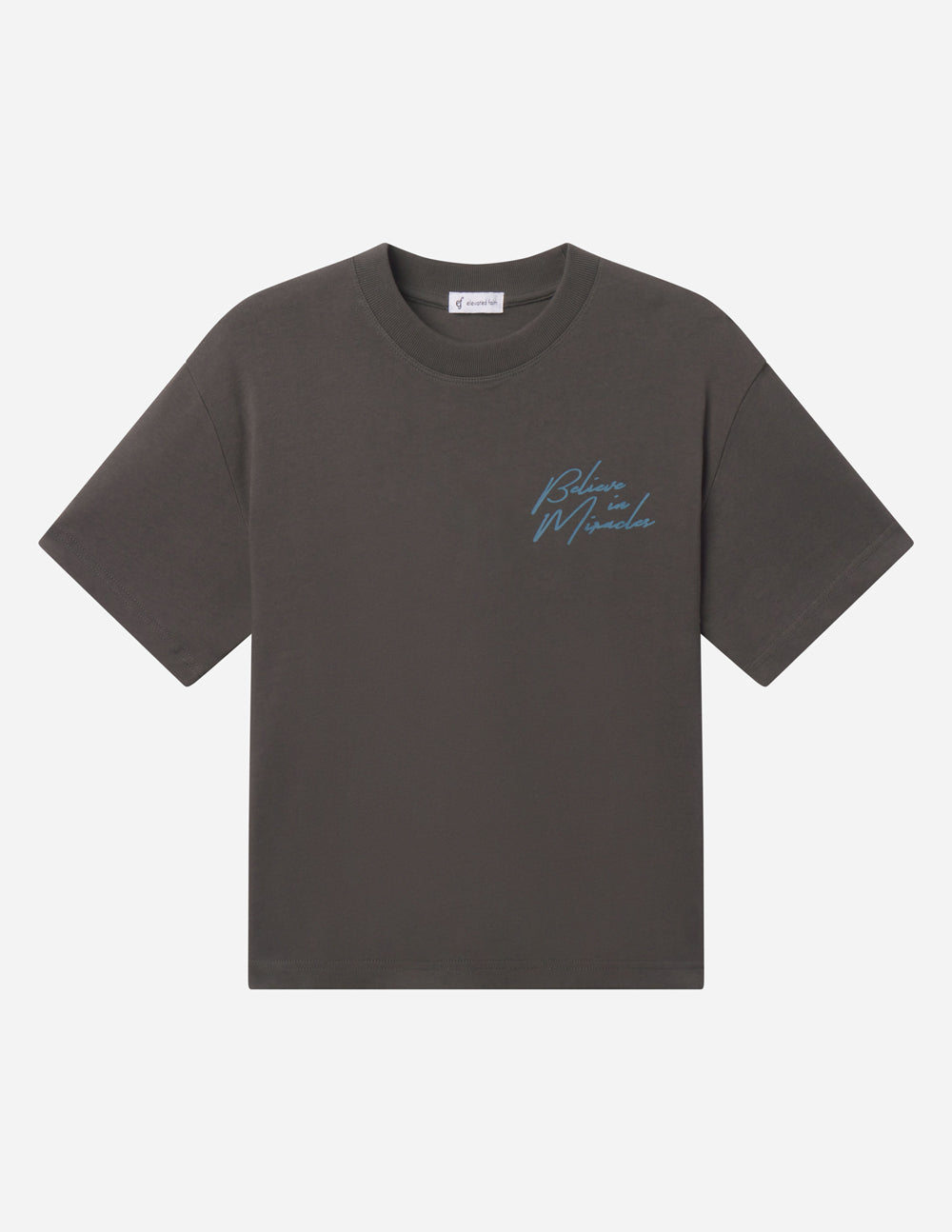Believe in Miracles Heavyweight Boxy Tee 320 GSM Cotton