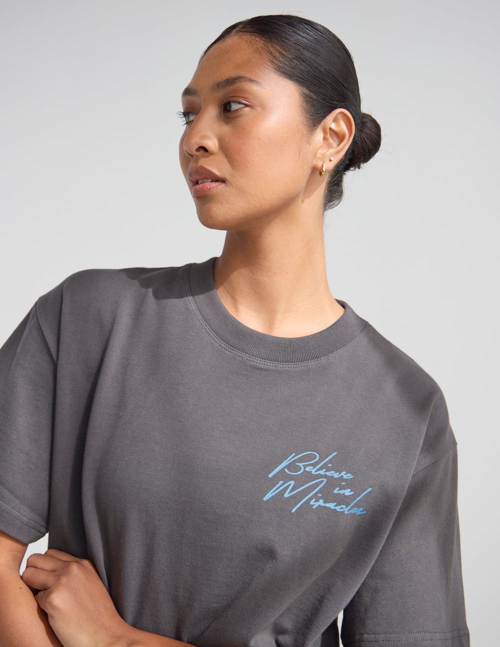 Believe in Miracles Heavyweight Boxy Tee 320 GSM Cotton