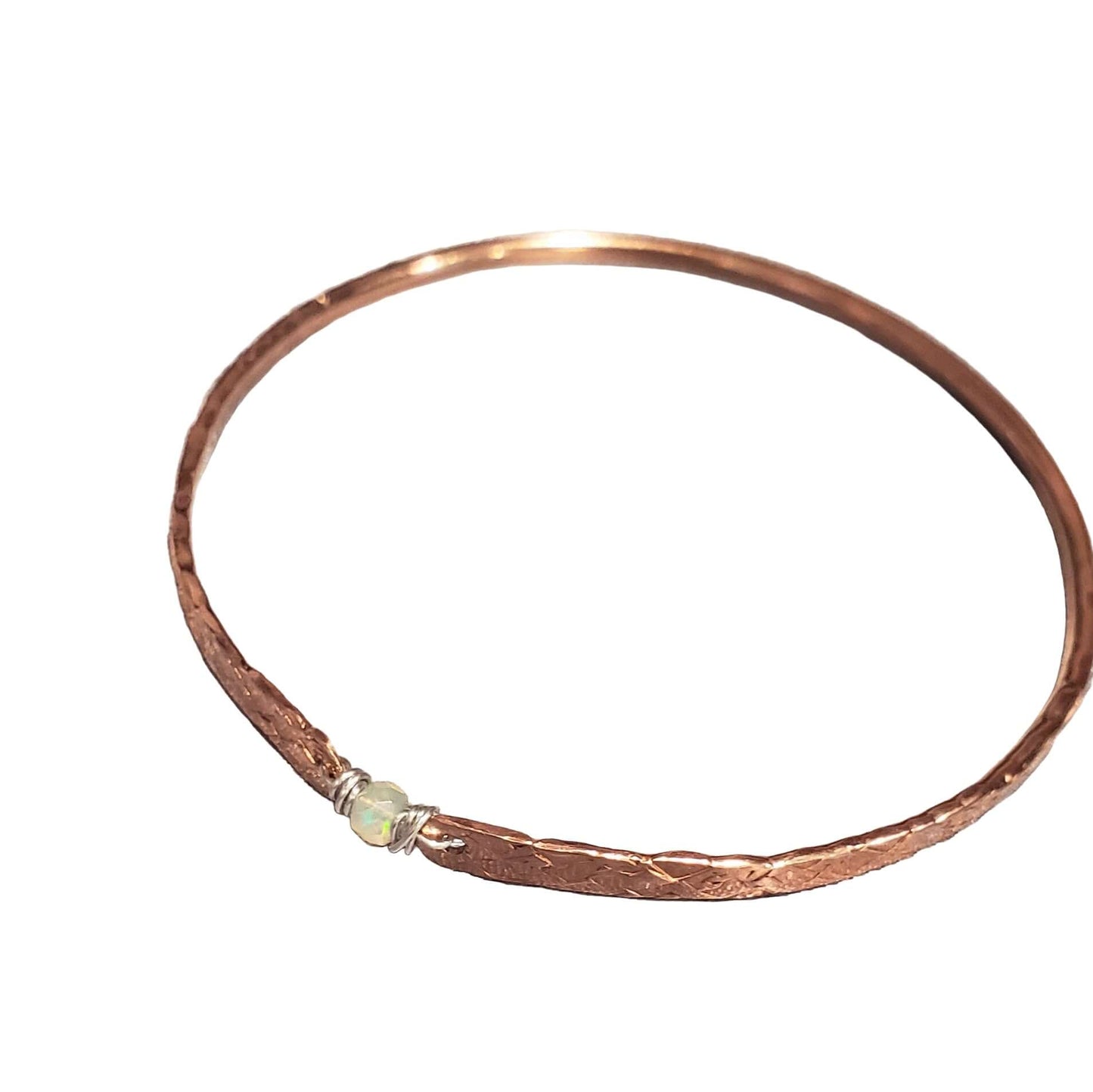 Copper Ethiopian Opal Brides Bangle by Alexa Martha