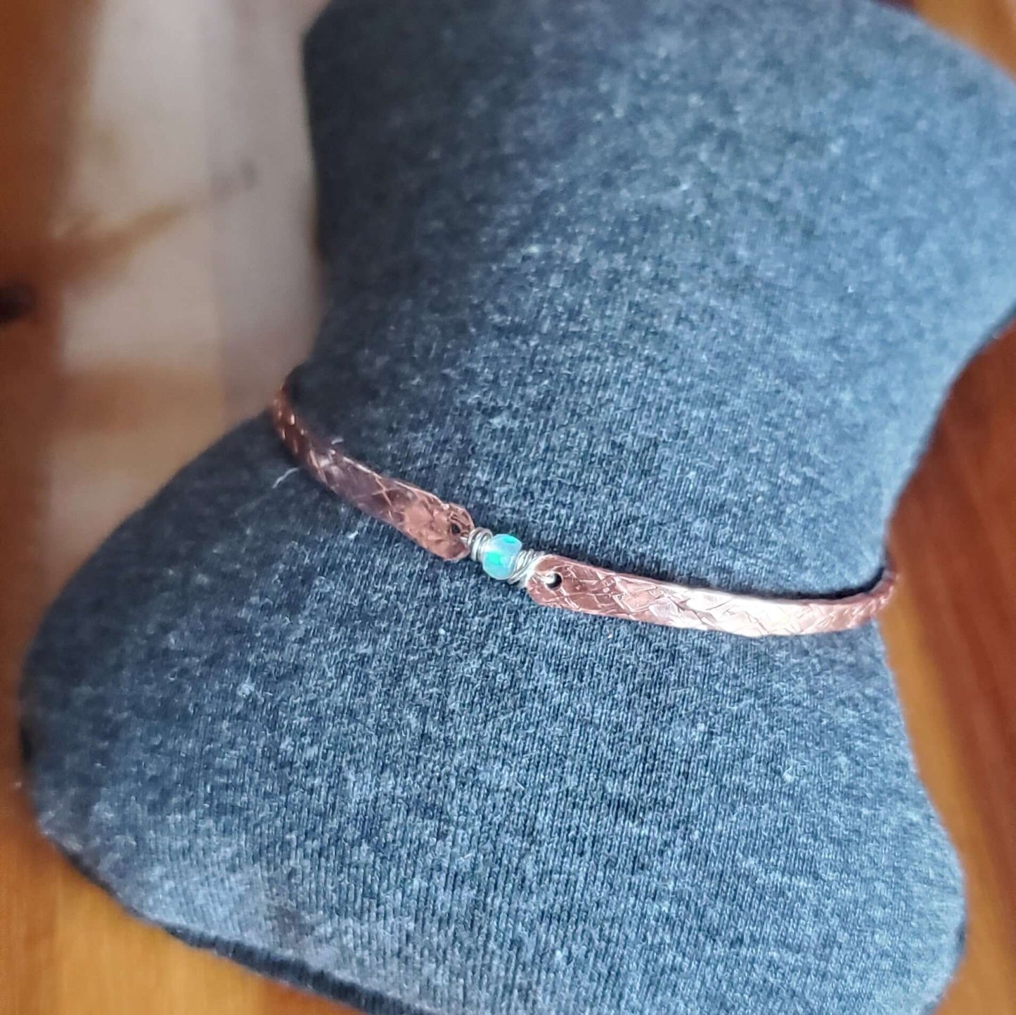 Copper Ethiopian Opal Brides Bangle by Alexa Martha