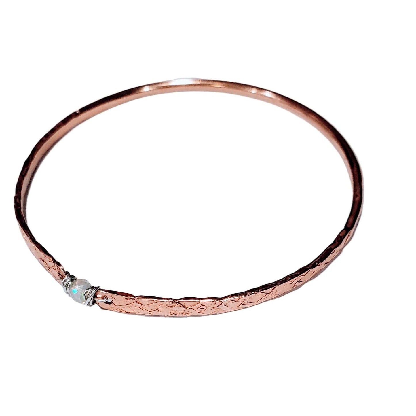 Copper Ethiopian Opal Brides Bangle by Alexa Martha
