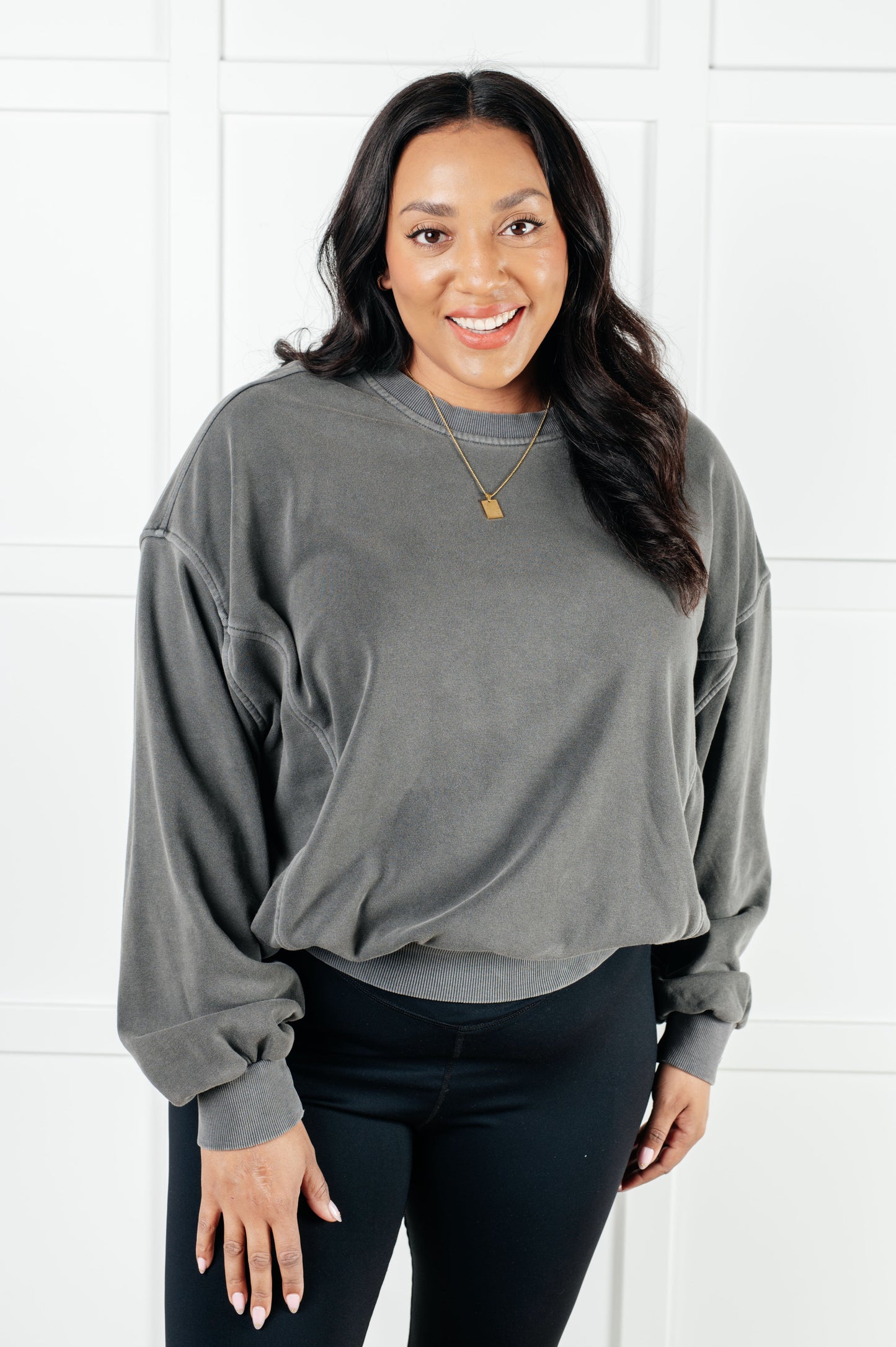 Beyond the Basics Ash Black Pullover