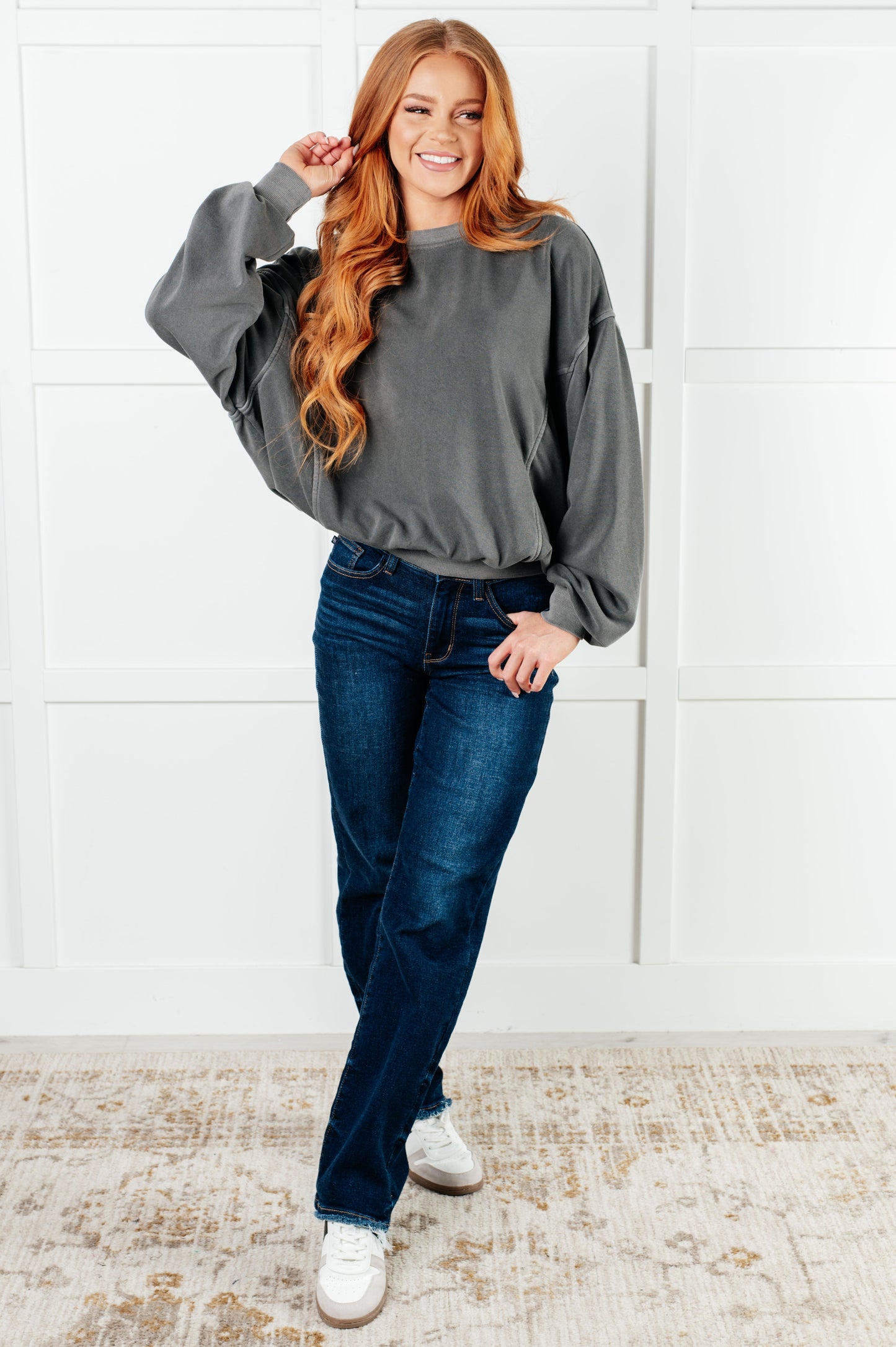 Beyond the Basics Ash Black Pullover
