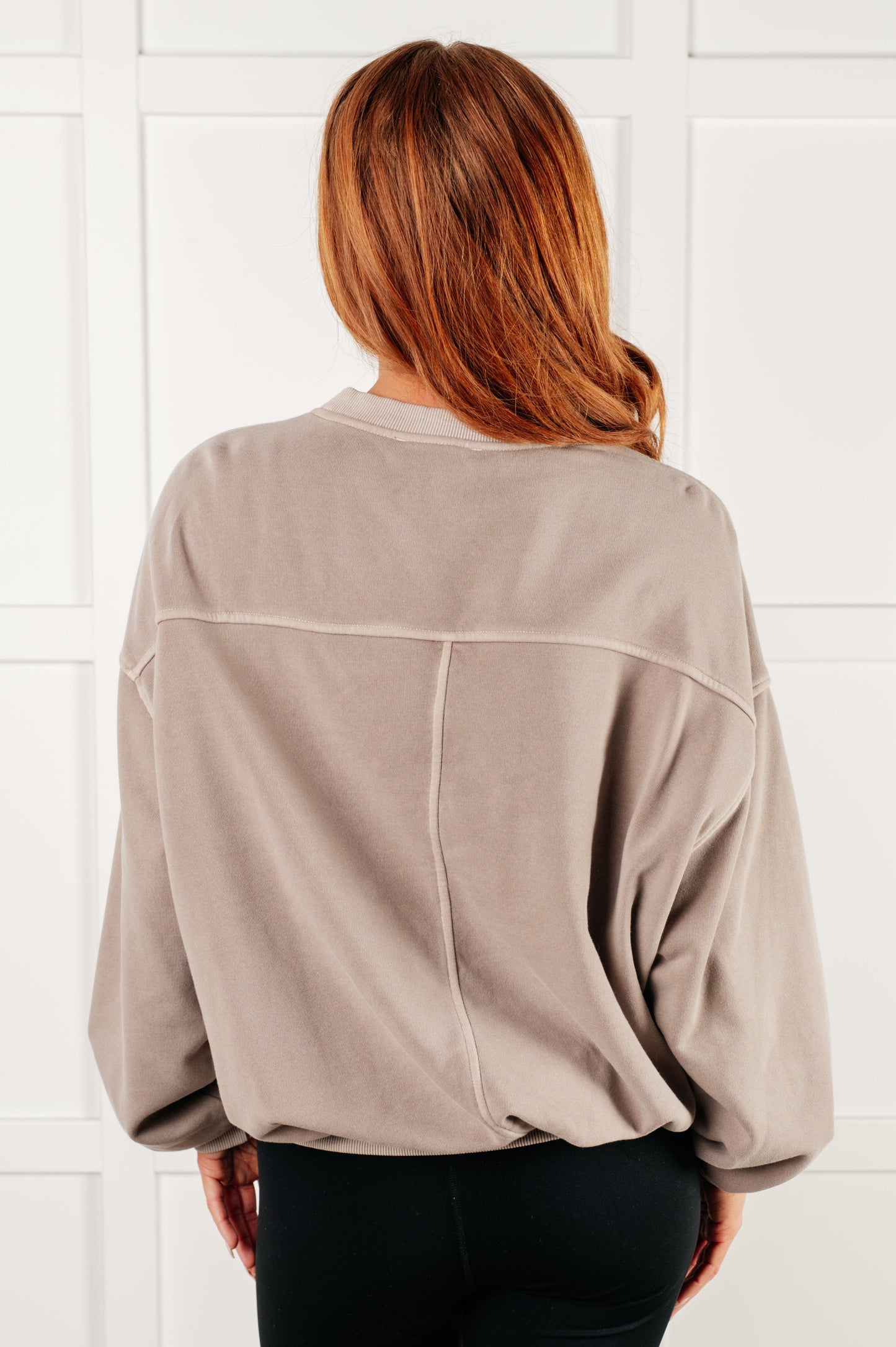 Beyond the Basics Ash Mocha Pullover Sweatshirt Sweet Rae's Boutique