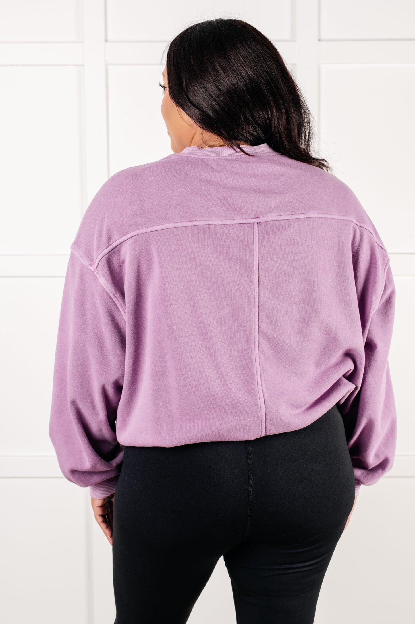 Beyond the Basics Violet Pullover Sweatshirt
