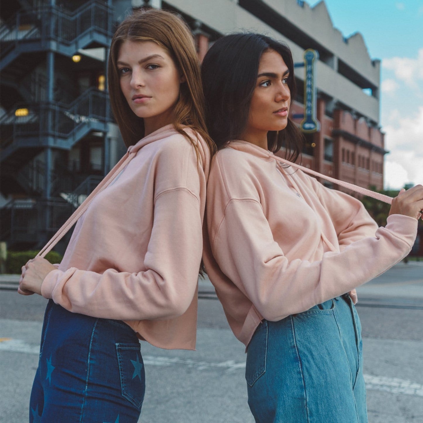 Be You Cropped Hoodie Sweater ADIBA