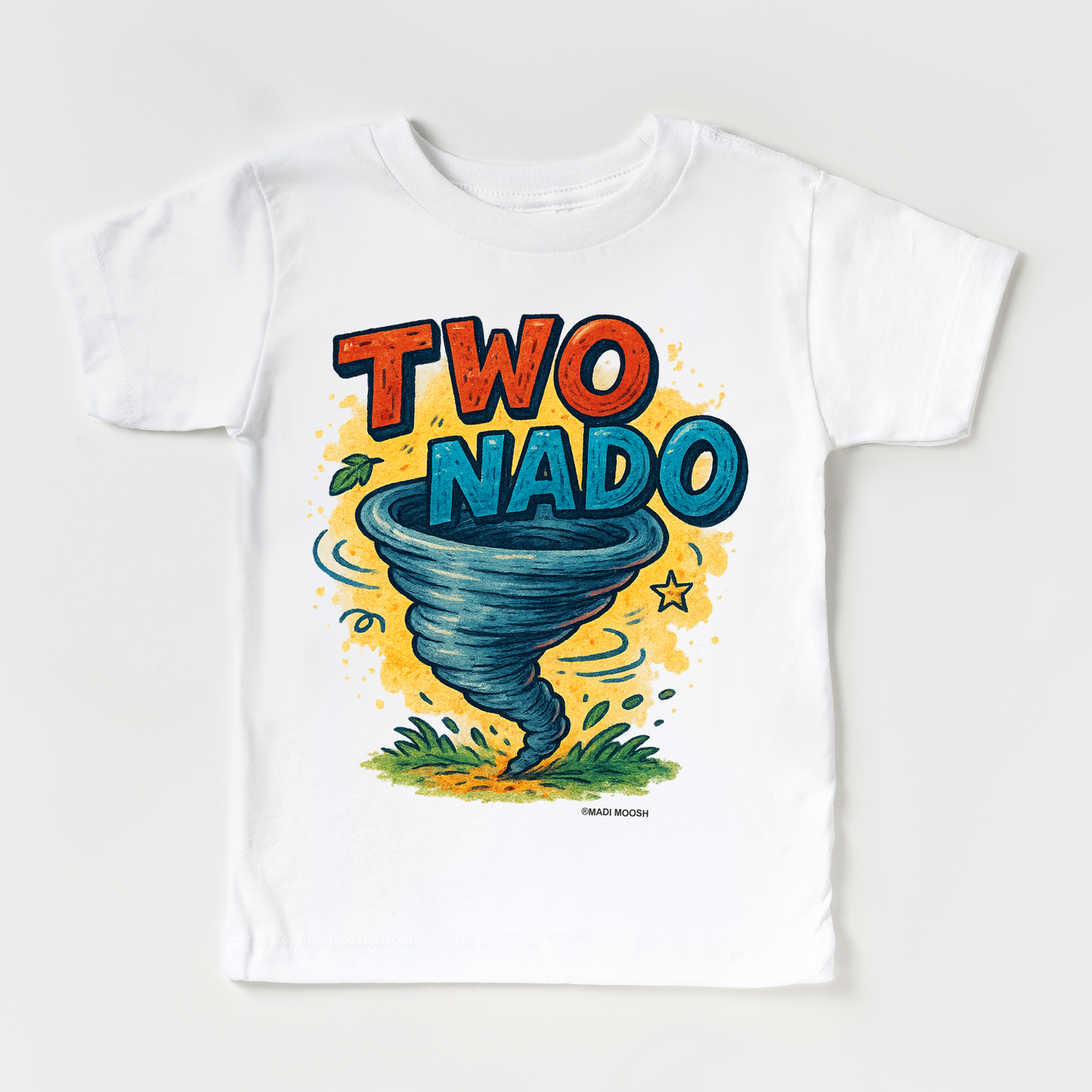 Two Nado Tornado Birthday Shirt - 2nd Birthday Tee