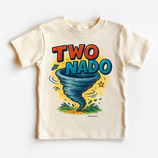 Two Nado Tornado Birthday Shirt - 2nd Birthday Tee