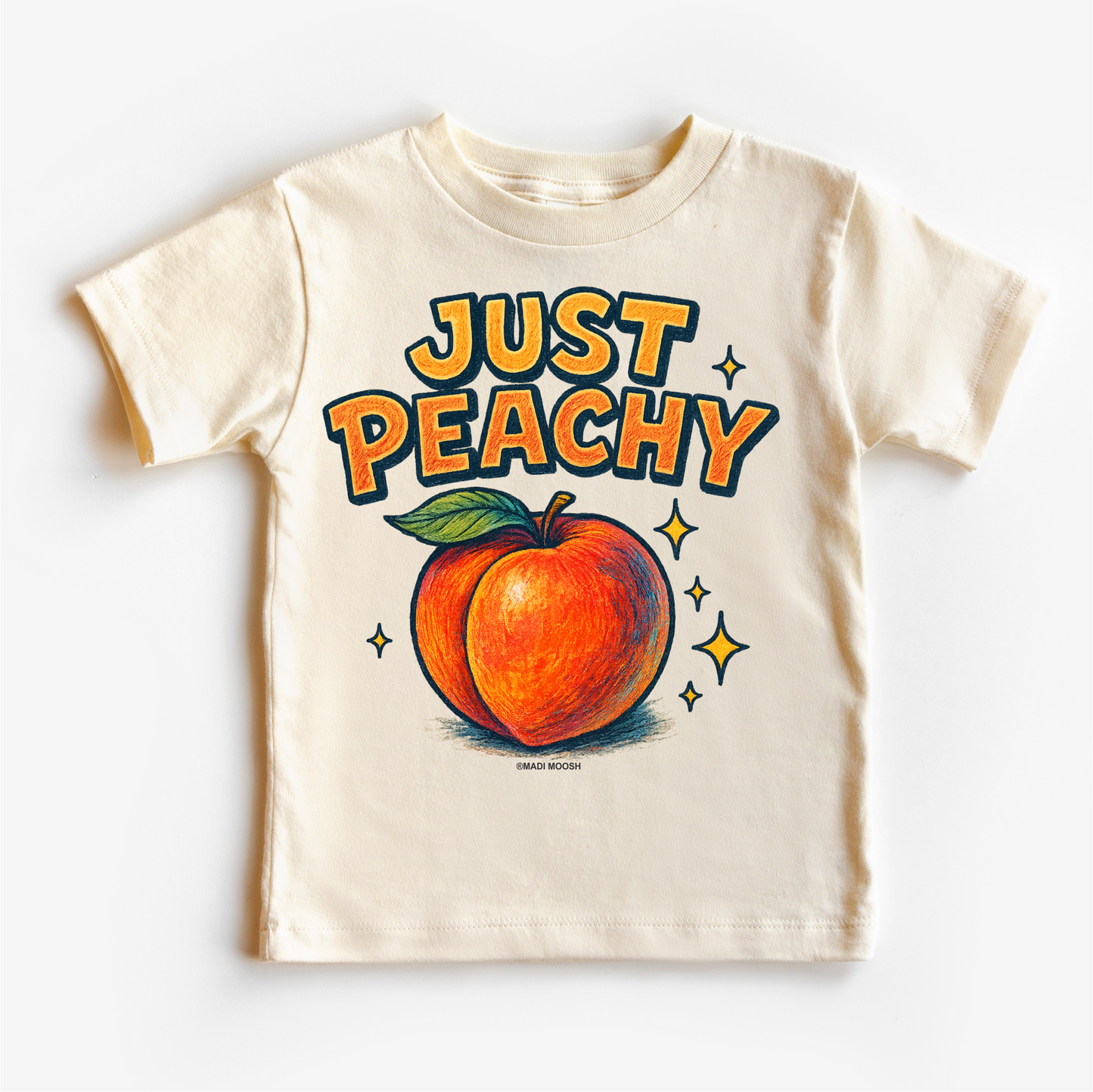 Just Peachy Fruit Shirt - Food Pun Tee