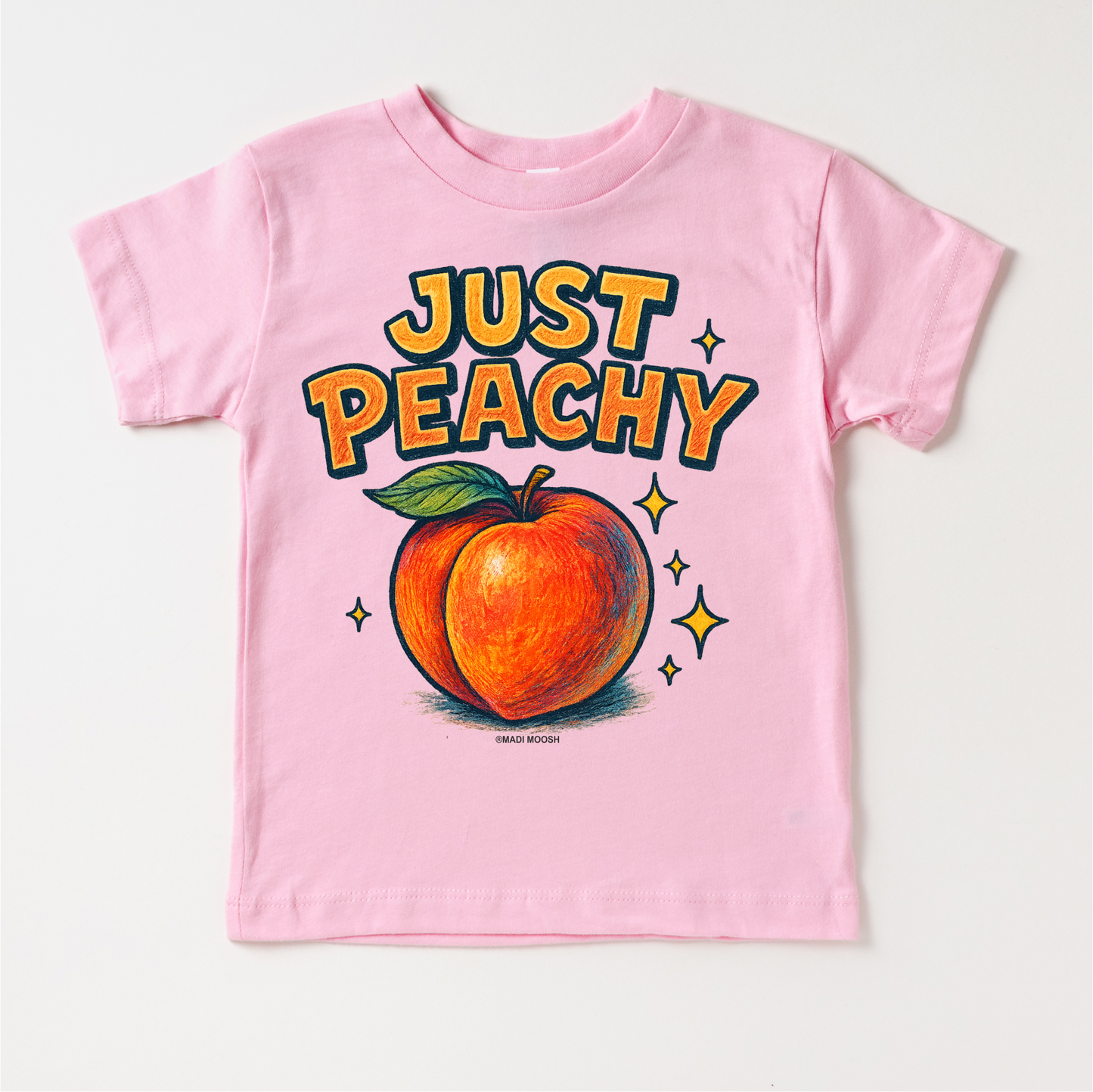 Just Peachy Fruit Shirt - Food Pun Tee