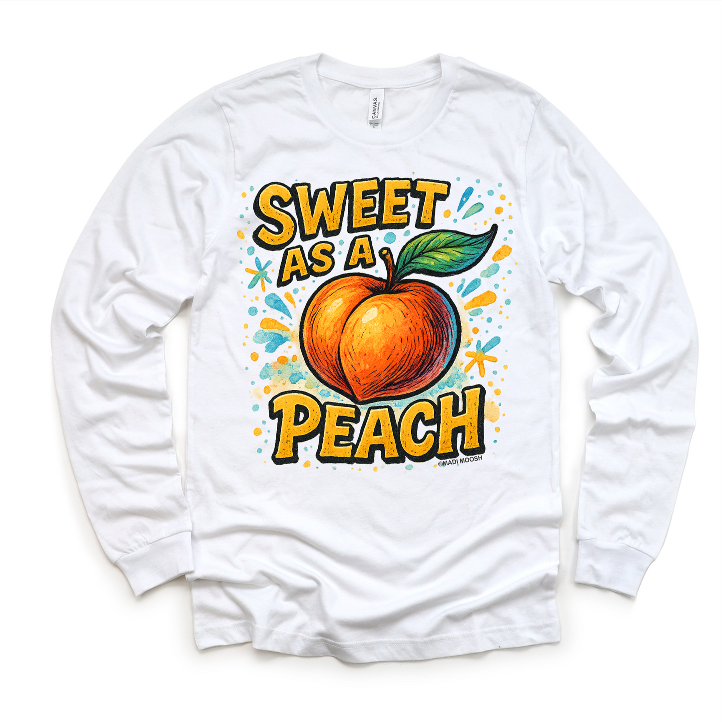 Sweet As A Peach Fruit Shirt - Food Pun Tee