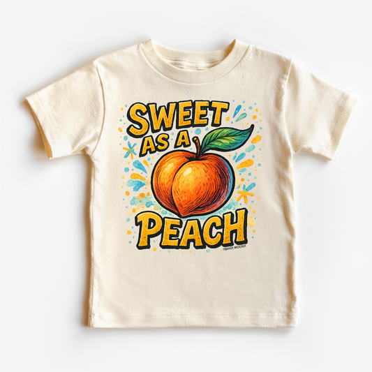 Sweet As A Peach Fruit Shirt - Food Pun Tee