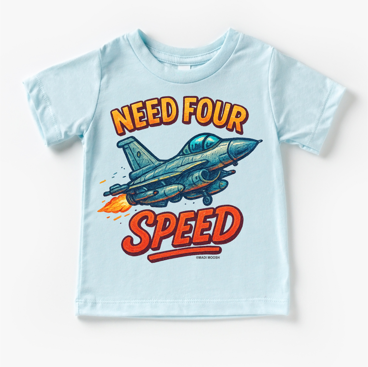 Need Four Speed Airplane Birthday Shirt - 4th Birthday Tee