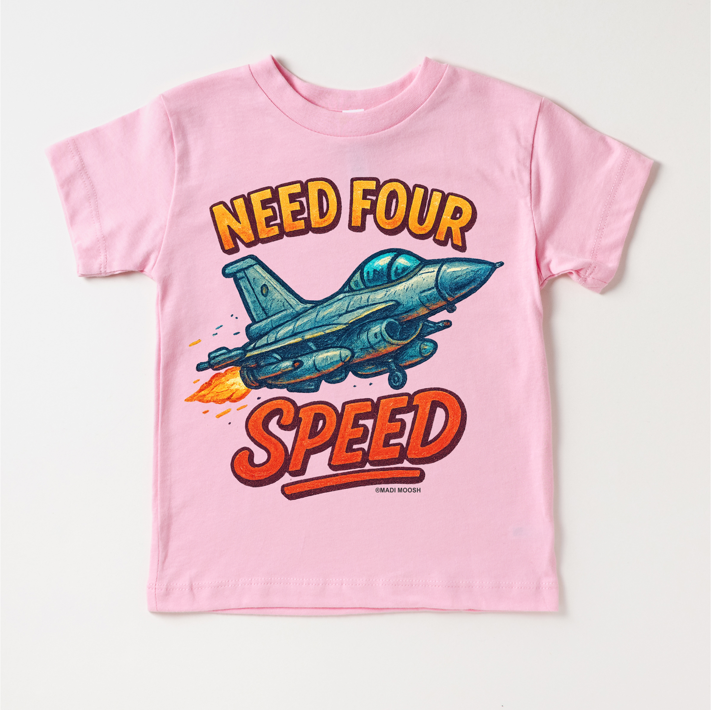 Need Four Speed Airplane Birthday Shirt - 4th Birthday Tee