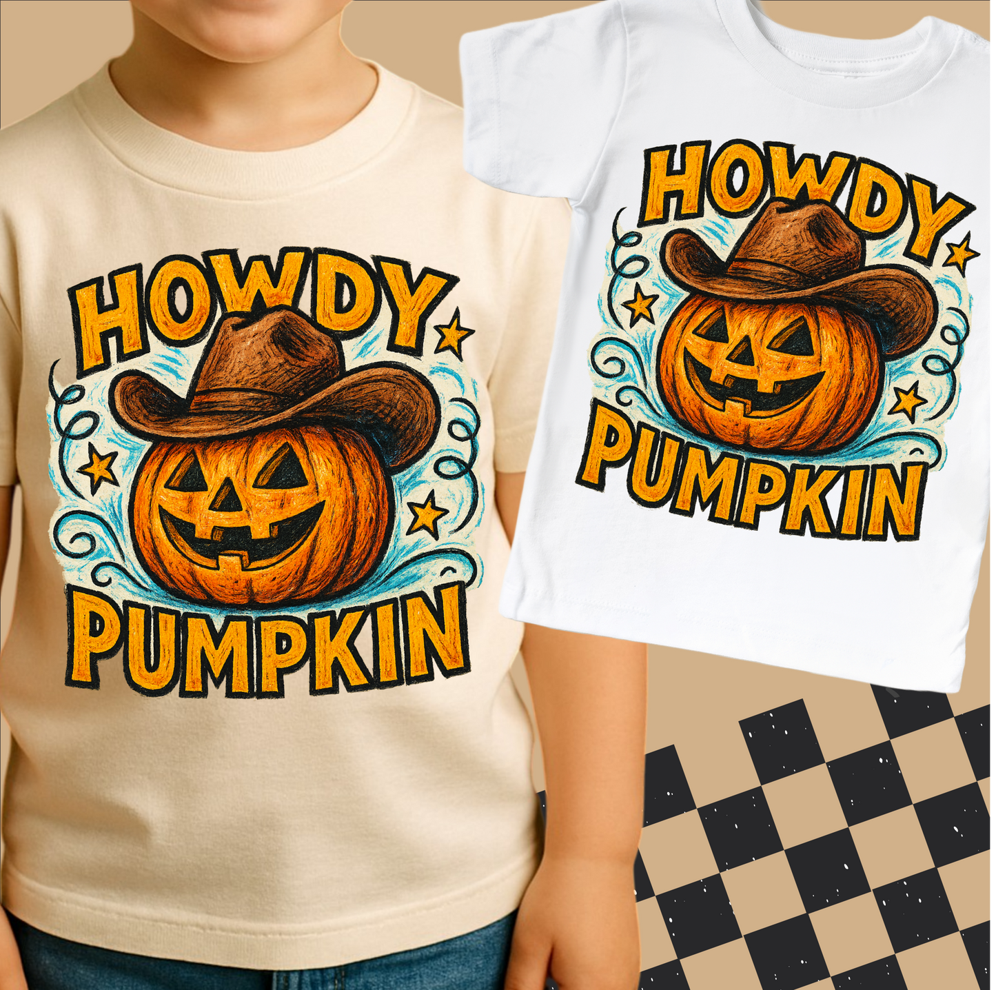 Howdy Pumpkin Western Halloween Shirt Halloween Tee Madi Moosh