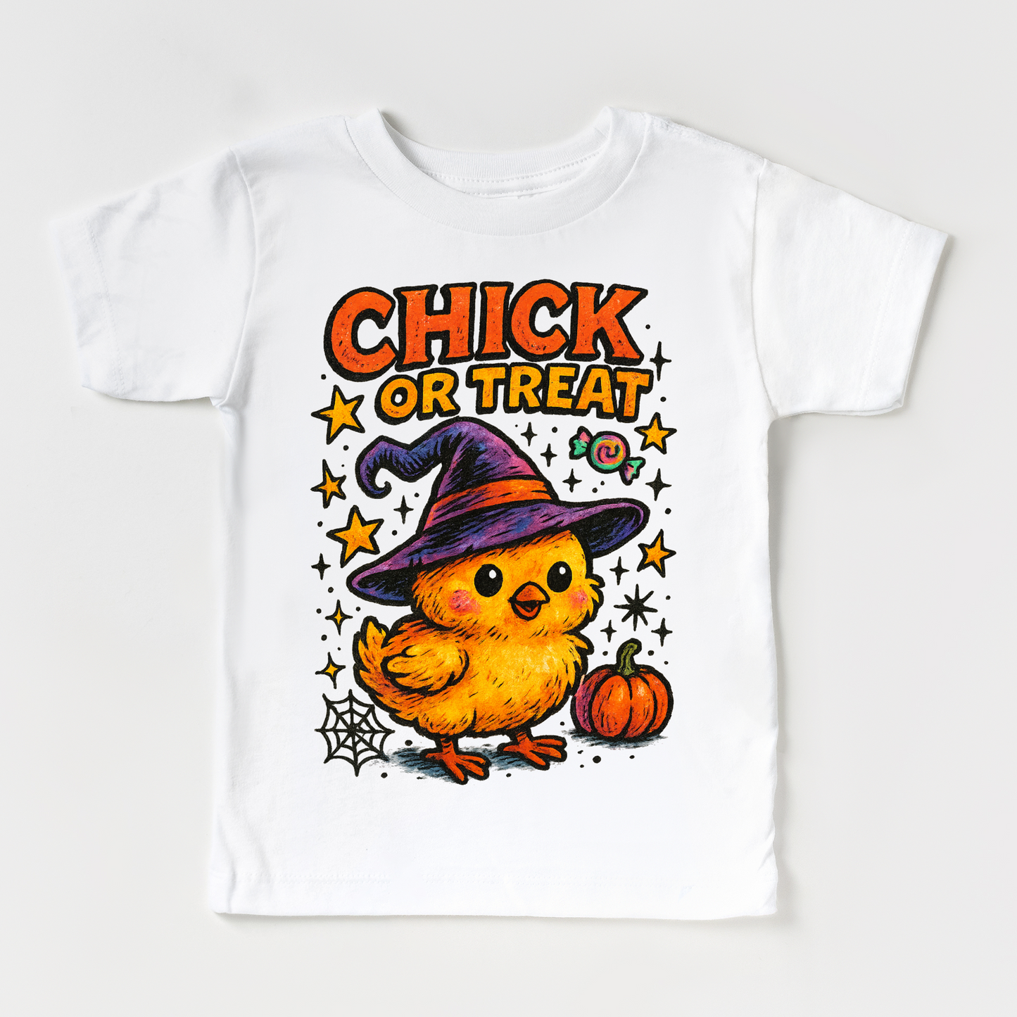 Chick Or Treat Chicken Halloween Shirt - Halloween Tee