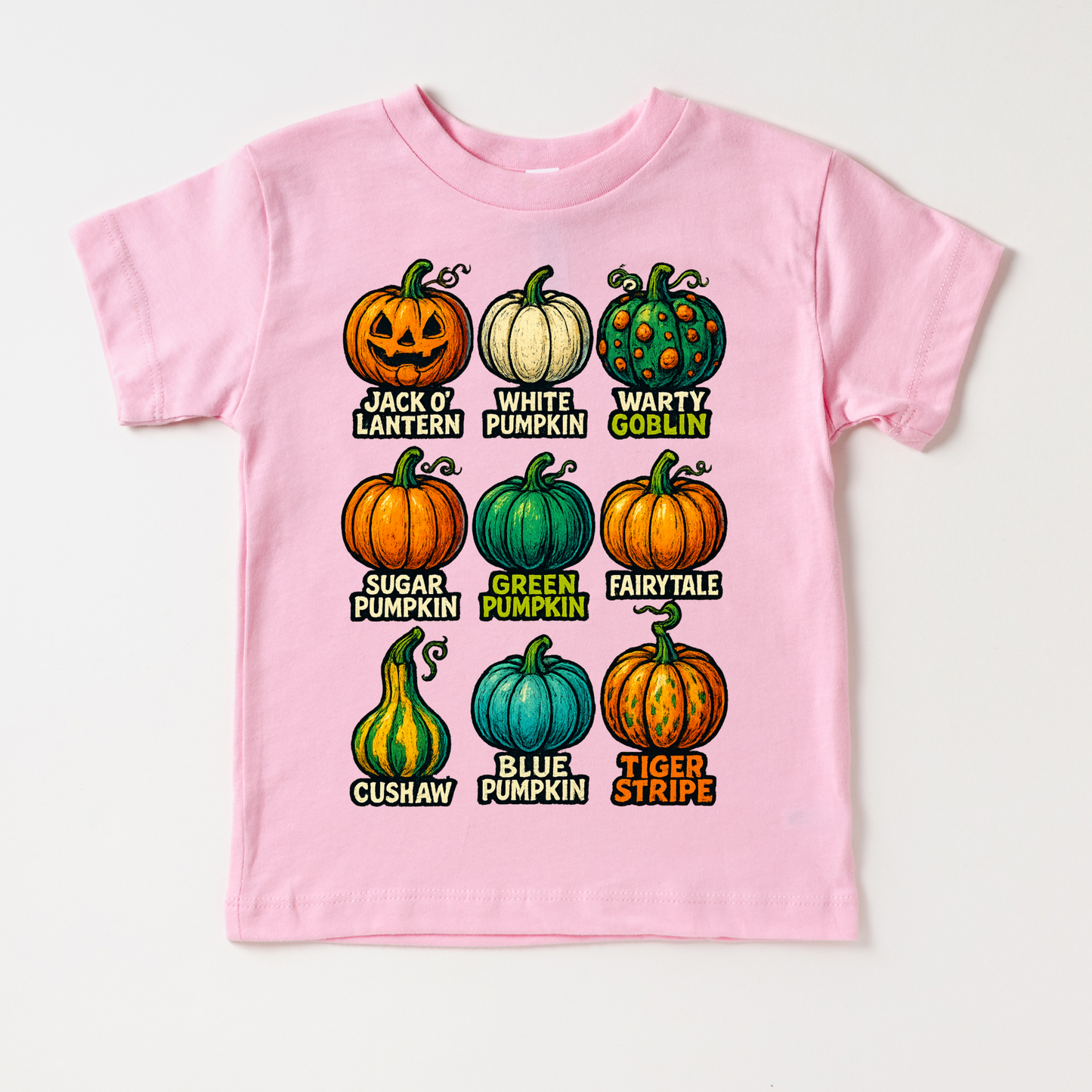 Types Of Pumpkins Fall Halloween Shirt - Pumpkin Tee