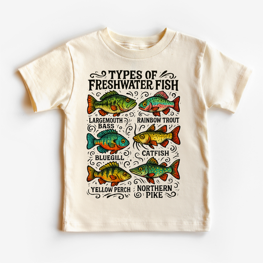 Types Of Freshwater Fish Shirt - Fishing Tee