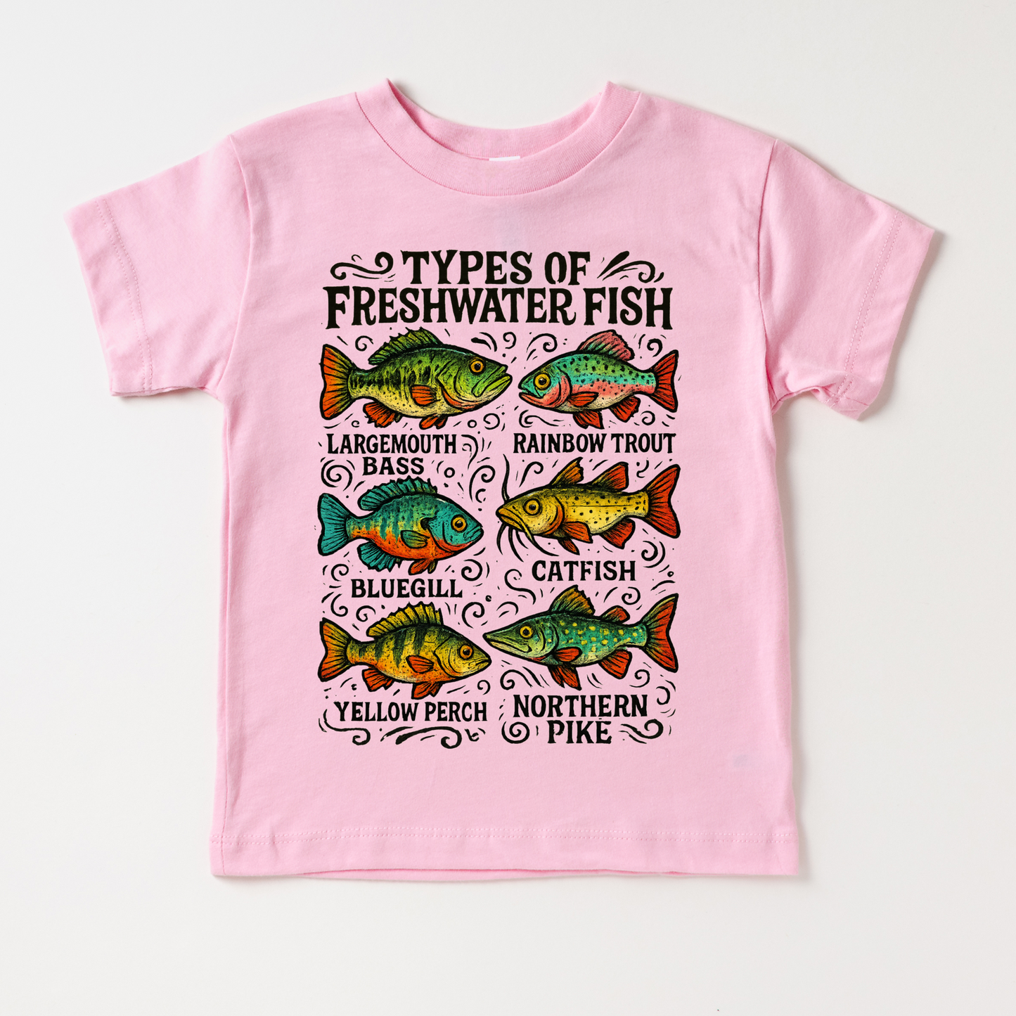 Types Of Freshwater Fish Shirt - Fishing Tee