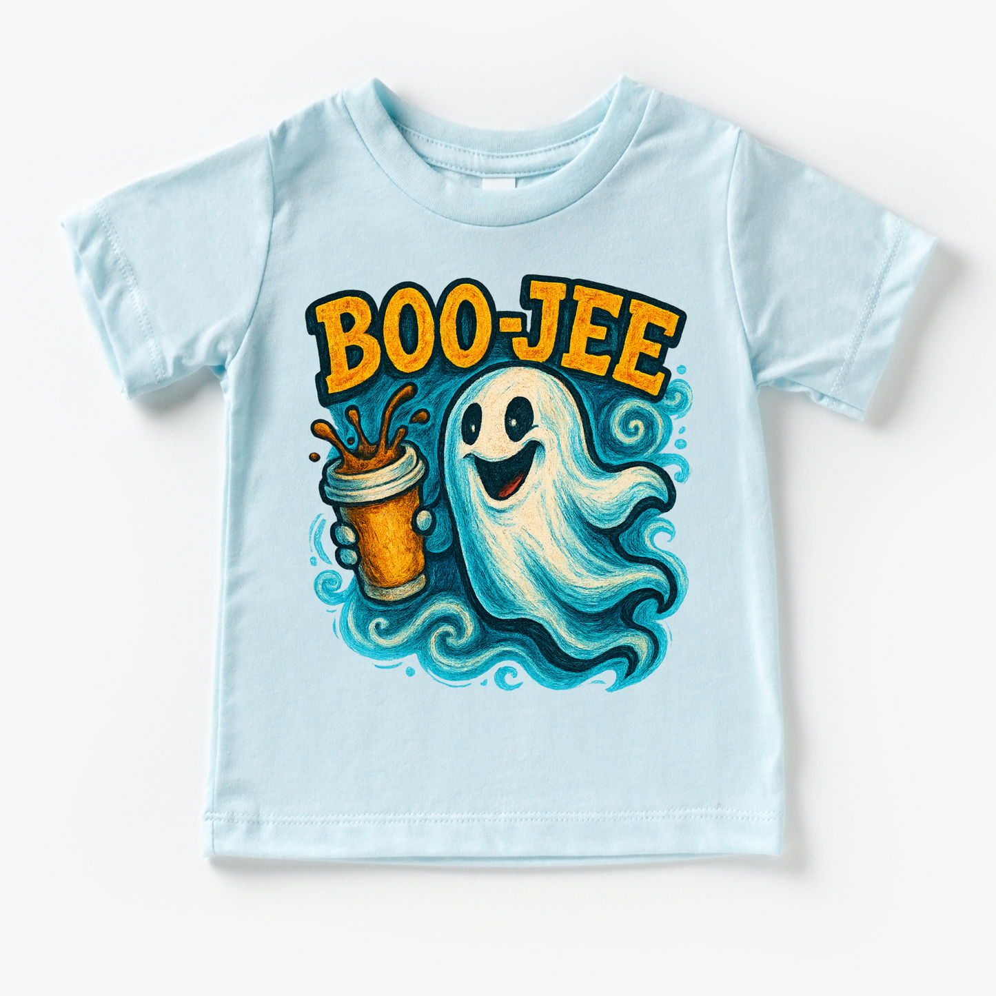Boo-Jee Ghost Coffee Halloween Shirt - Halloween Tee