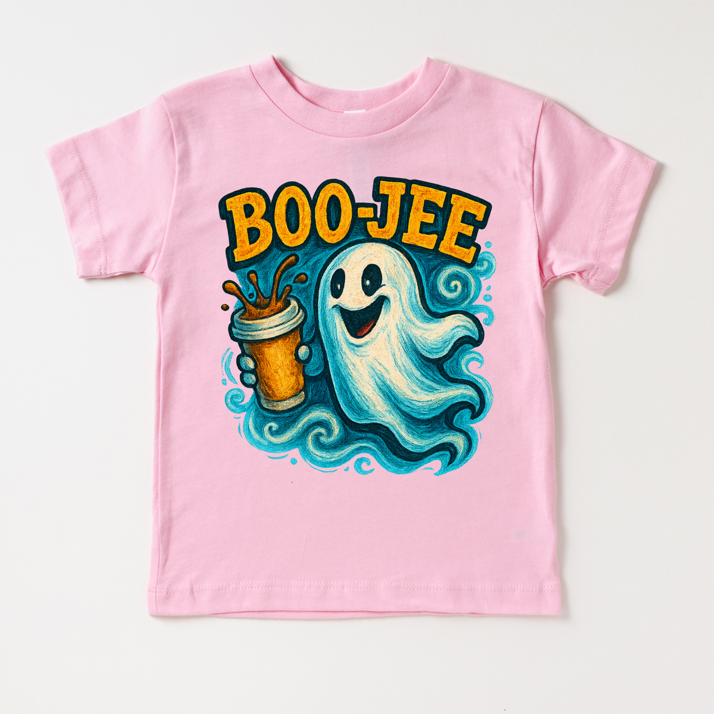 Boo-Jee Ghost Coffee Halloween Shirt - Halloween Tee