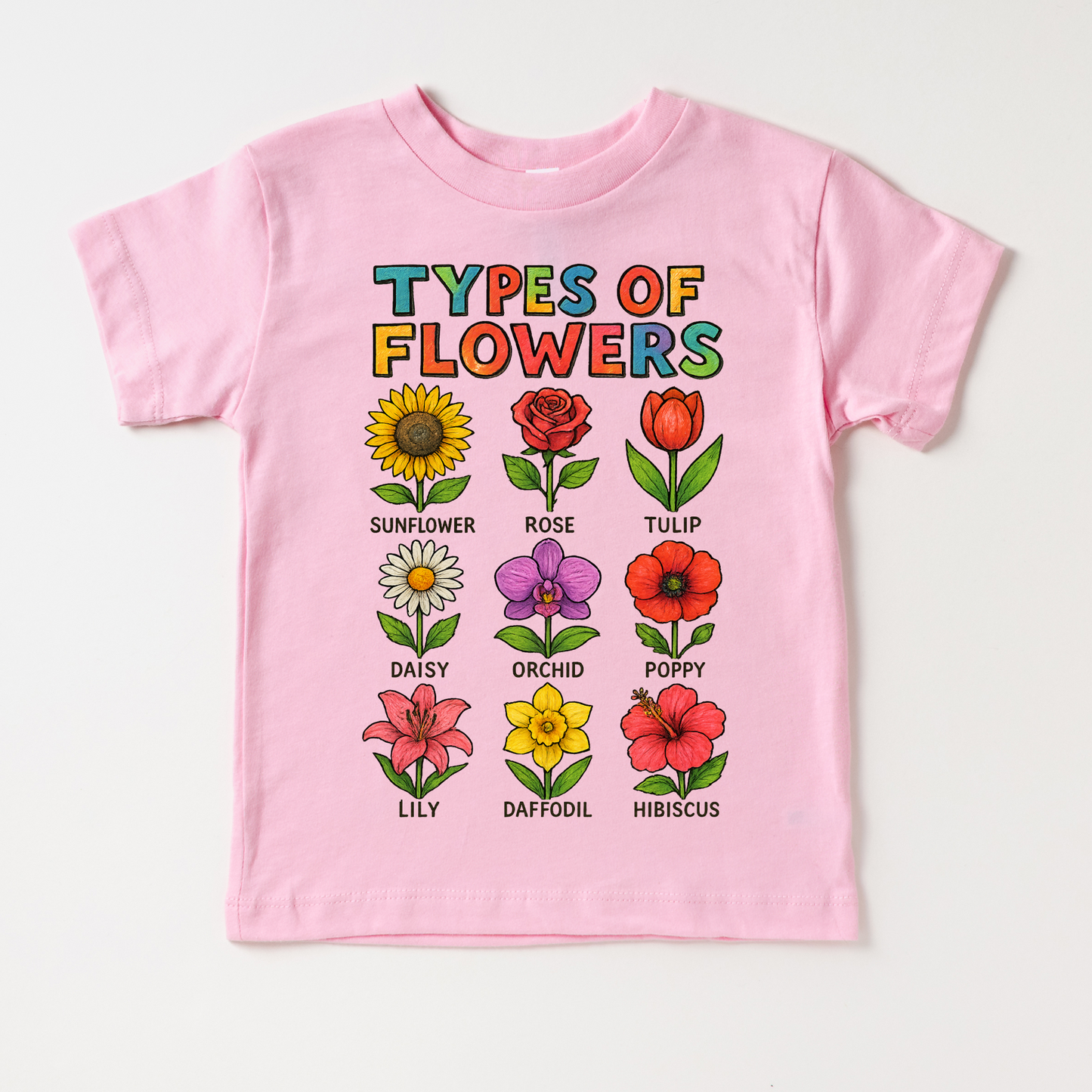 Types Of Flowers Gardening Shirt - Flowers Tee