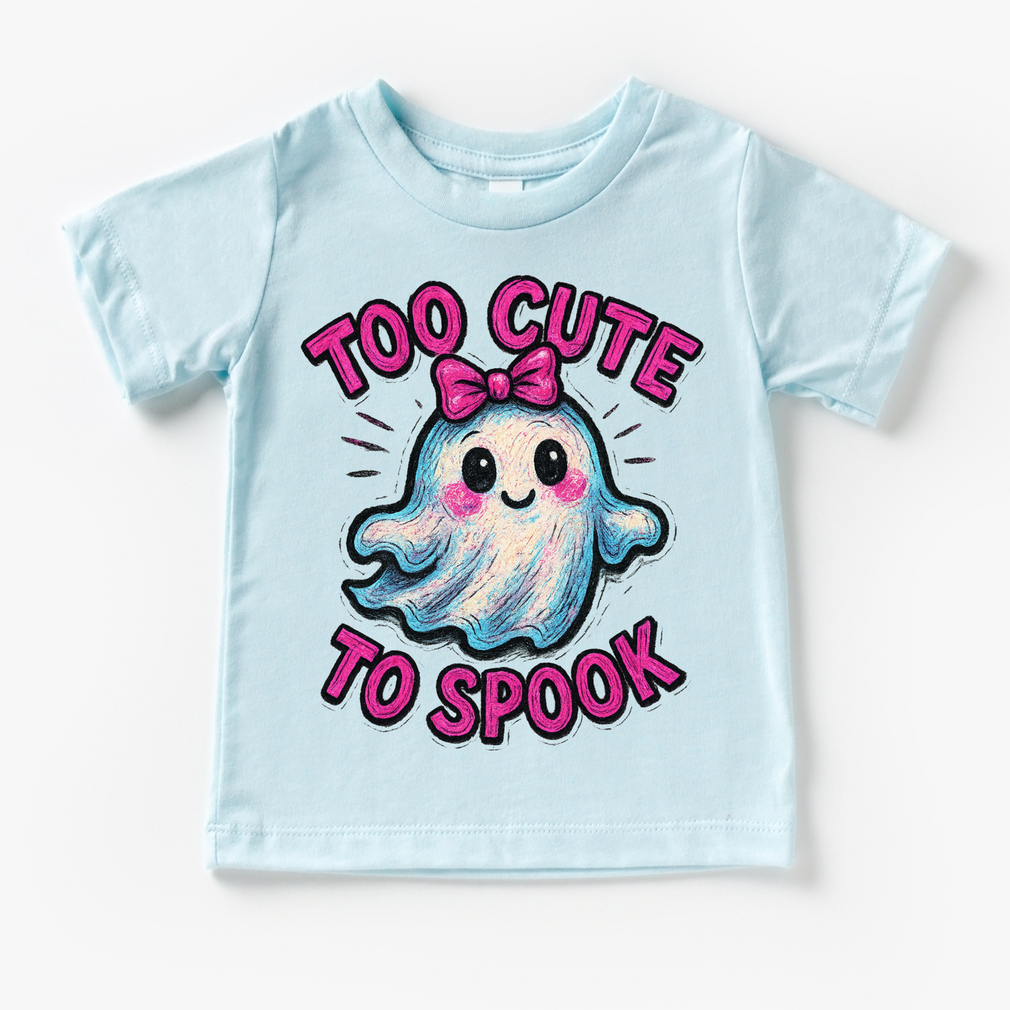 Too Cute To Spook Halloween Shirt - Girls Halloween Tee