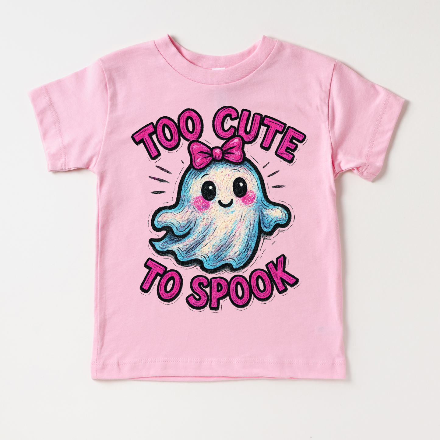 Too Cute To Spook Halloween Shirt - Girls Halloween Tee