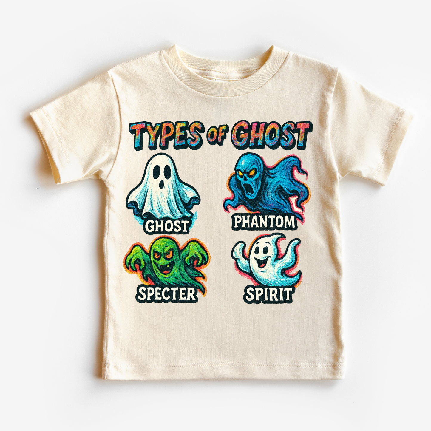 Types Of Ghost Halloween Shirt - Halloween Tee