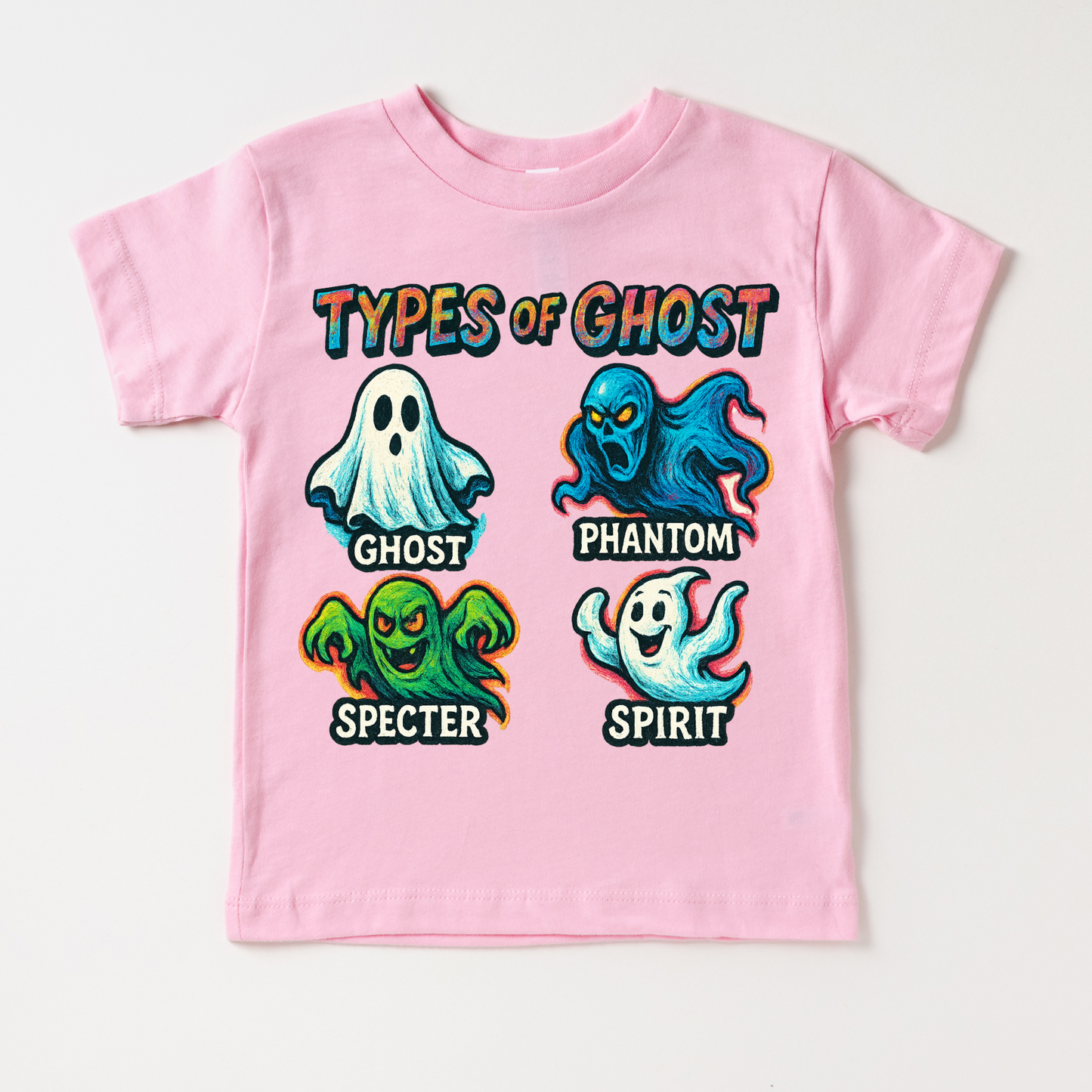 Types Of Ghost Halloween Shirt - Halloween Tee