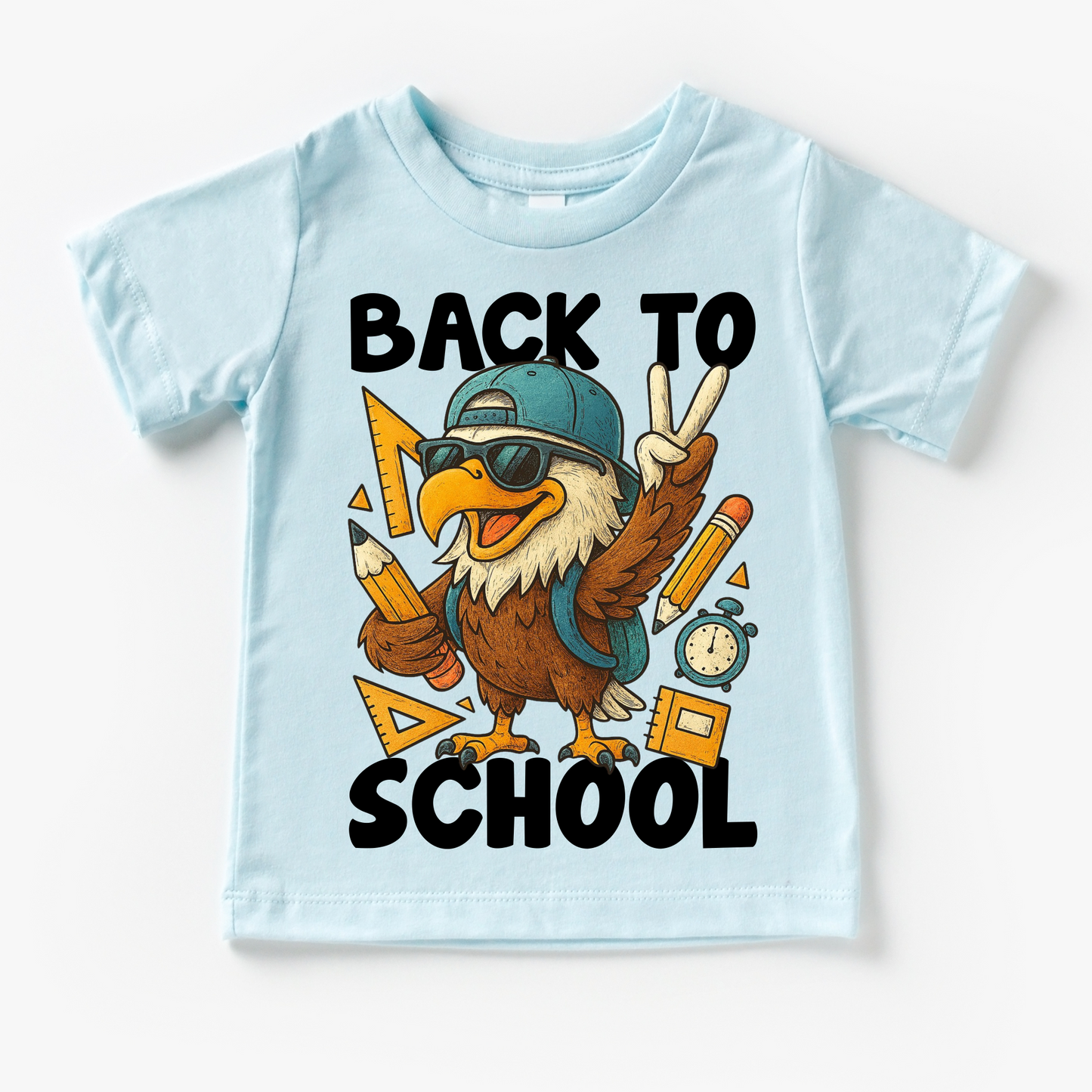 Back To School Eagle Mascot Shirt - Back To School Tee