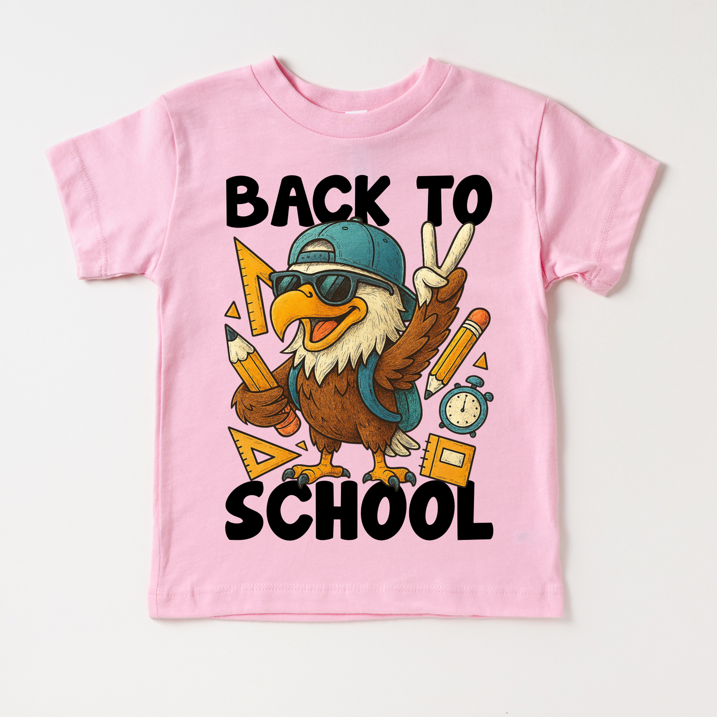 Back To School Eagle Mascot Shirt - Back To School Tee
