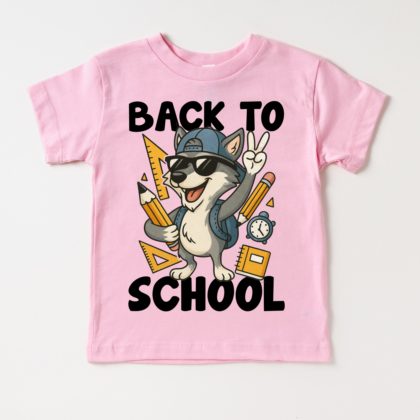 Back To School Wolf Mascot Shirt - Back To School Tee